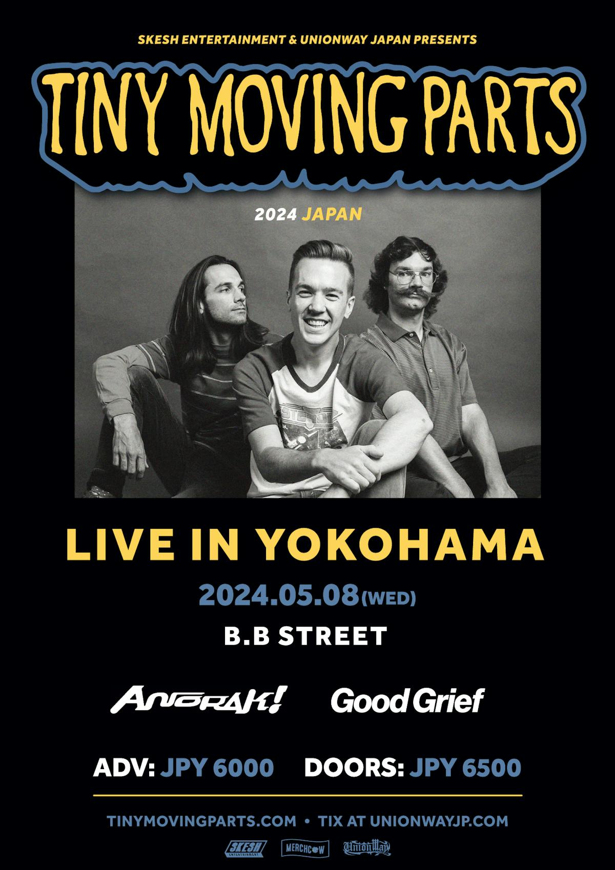 TINY MOVING PARTS 2024 JAPAN LIVE IN YOKOHAMA | Good Grief 